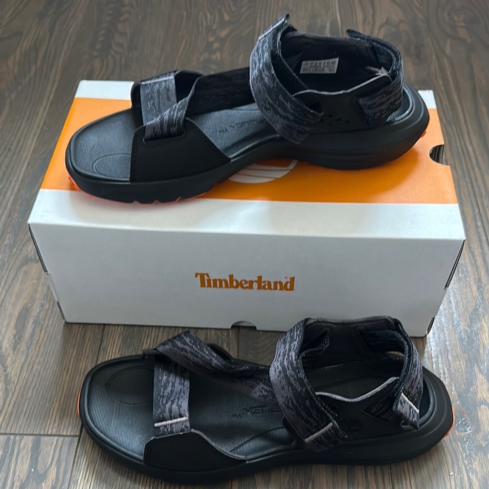 NEW Timberland Men's Black Sandals